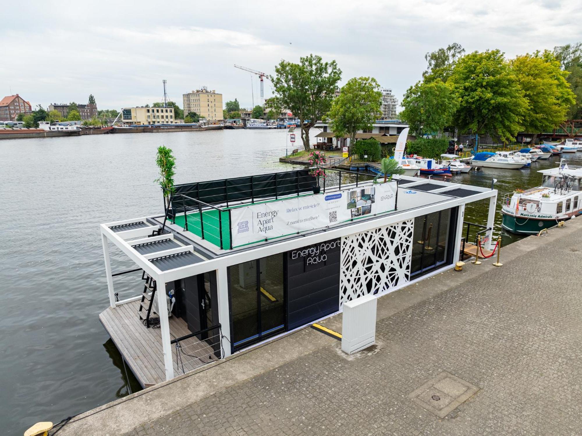 Houseboat Energyapart Stettin Exterior foto